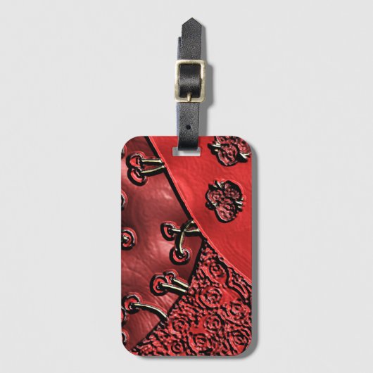 Cranberry Bazaar  Gepäckanhänger (Vorderseite Vertikal)