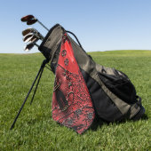 Cranberry Bazaar  Golfhandtuch (Gras)