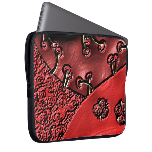 Cranberry Bazaar Laptopschutzhülle (Vorne Rechts)