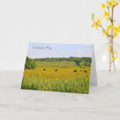 Cranberry Bog Notecard Karte (Gelbe Blume)