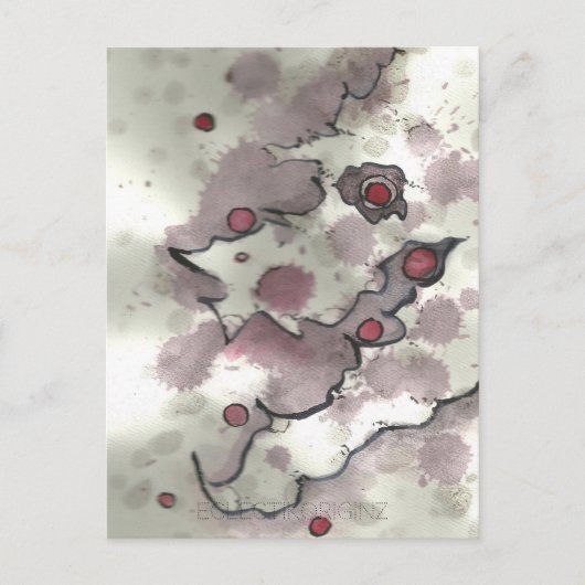 Cranberry Bog Tea Kreatur 001 Postkarte (Vorderseite)