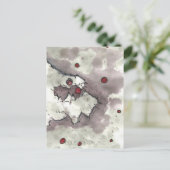 Cranberry Bog Tea Kreatur 002 Postkarte (Stehend Vorderseite)