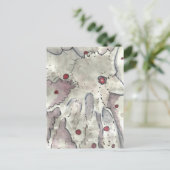 Cranberry Bog Tea Kreatur 004 Postkarte (Stehend Vorderseite)