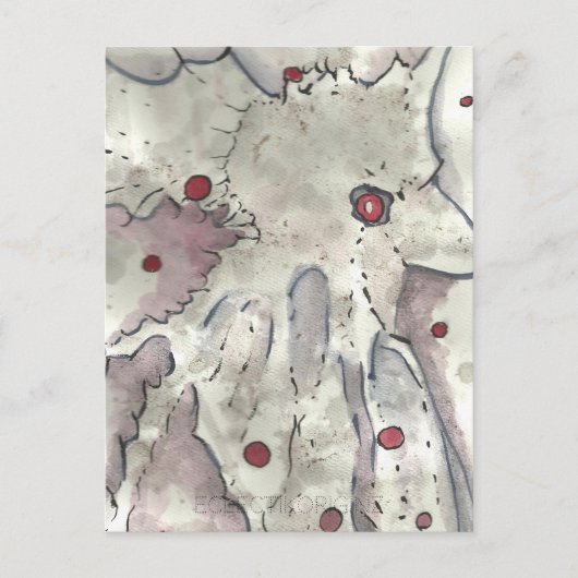 Cranberry Bog Tea Kreatur 004 Postkarte (Vorderseite)