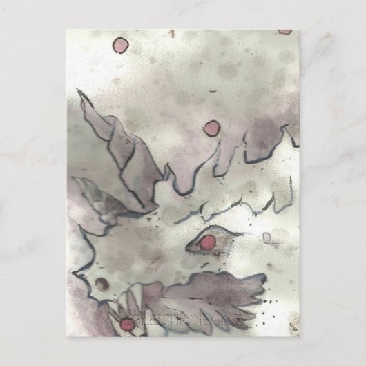 Cranberry Bog Tea Kreatur 007 Postkarte (Vorderseite)