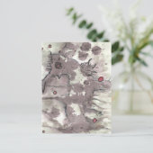 Cranberry Bog Tea Kreatur 008 Postkarte (Stehend Vorderseite)