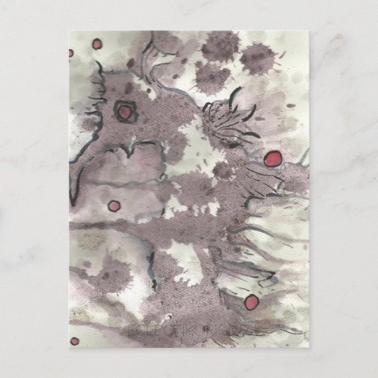 Cranberry Bog Tea Kreatur 008 Postkarte (Vorderseite)