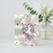 Cranberry Bog Tea Kreatur 011 Postkarte (Stehend Vorderseite)