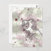 Cranberry Bog Tea Kreatur 011 Postkarte (Vorne/Hinten)