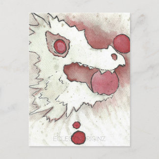 Cranberry Bog Tea Kreatur 01 Postkarte