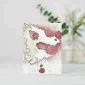 Cranberry Bog Tea Kreatur 01 Postkarte (Stehend Vorderseite)