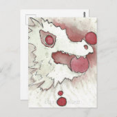 Cranberry Bog Tea Kreatur 01 Postkarte (Vorne/Hinten)