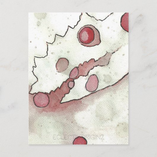 Cranberry Bog Tea Kreatur 03 Postkarte (Vorderseite)