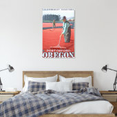 Cranberry Bogs Harvest - Port Orford, Oregon Leinwanddruck (Insitu (Schlafzimmer))