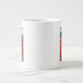 Cranberry Bogs Harvest Vintage Travel Poster Jumbo-Tasse (Vorderseite)