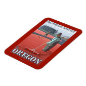 Cranberry Bogs Harvest Vintage Travel Poster Magnet (Linke Seite)