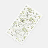 Cranberry-Branchen für Wasserfarben - Custom Chris Serviette (Ecke)