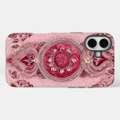 Cranberry Cherry AI Art Case-Mate iPhone Hülle (Rückseite (Horizontal))