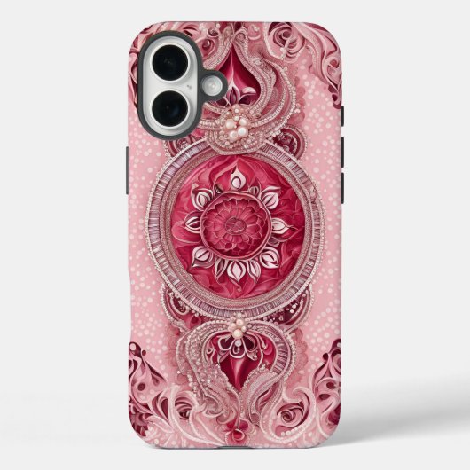 Cranberry Cherry AI-Kunst Case-Mate iPhone Hülle (Rückseite)