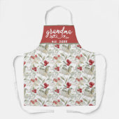 Cranberry Cranberry Branches Berries Ost Schürze (Vorderseite)