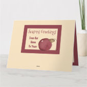 Cranberry Cream Christmas Greeting Card Karte (Rückseite)