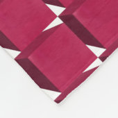 Cranberry Cubes Fleecedecke (Ecke)