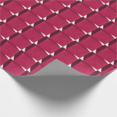 Cranberry Cubes Geschenkpapier (Ecke)