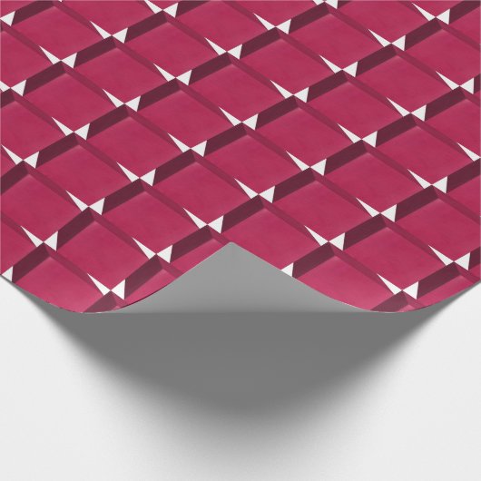 Cranberry Cubes Geschenkpapier (Ecke)