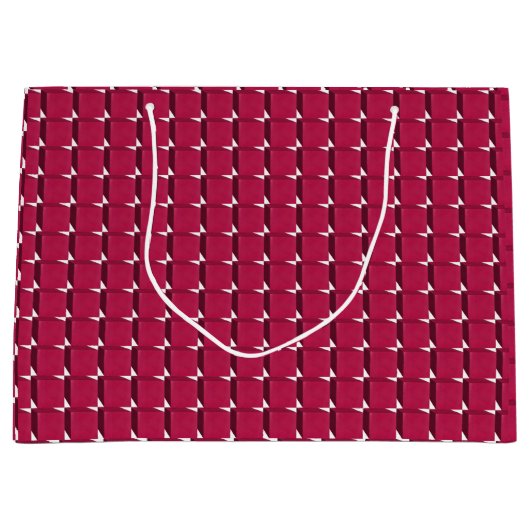 Cranberry Cubes Große Geschenktüte (Vorderseite)