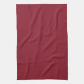 Cranberry Dark Red Solid Trend Farbe Hintergrund Geschirrtuch (Vertikal)