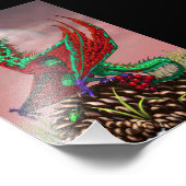 Cranberry Dragon 4x6 Print Fotodruck (Ecke)