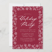 Cranberry Einladung (Vorderseite)