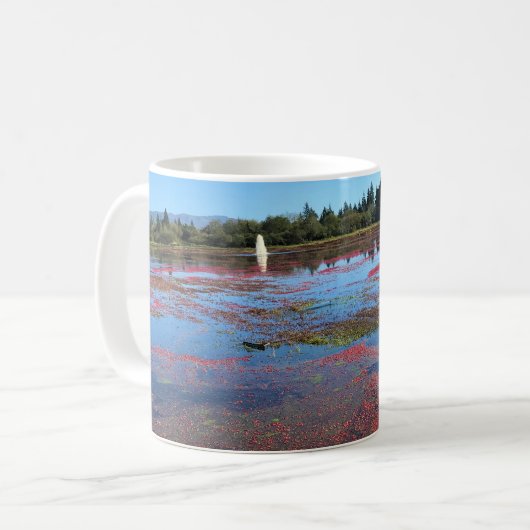 Cranberry Farm, Long Beach, Washington Kaffeetasse (Vorderseite Links)