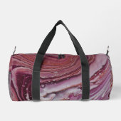 Cranberry Field Print Cut Sew Beutel Duffle Bag (Rückseite)