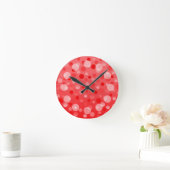 Cranberry Fizz 'Bubbles' Uhr rund (Zuhause)