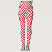 Cranberry fizz checkerboard pattern leggings (Vorderseite)