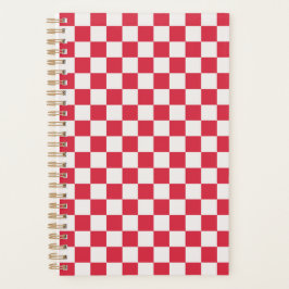 Cranberry fizz checkerboard pattern planer