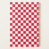 Cranberry fizz checkerboard pattern planer (Rückseite)