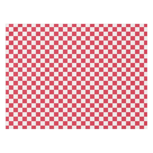 Cranberry fizz checkerboard pattern tischdecke (Vorderseite (Horizontal))