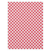 Cranberry fizz checkerboard pattern tischdecke (Vorderseite)