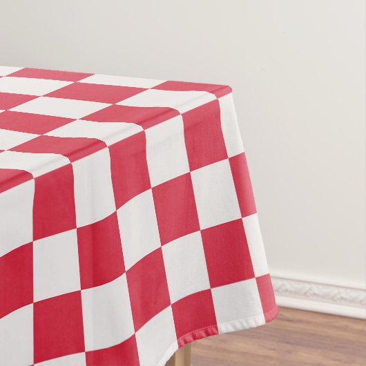 Cranberry fizz checkerboard pattern tischdecke (Beispiel)
