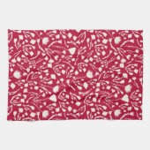 Cranberry Floral for Kitchen Gift Geschirrtuch (Horizontal)