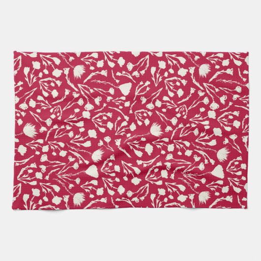 Cranberry Floral for Kitchen Gift Geschirrtuch (Horizontal)