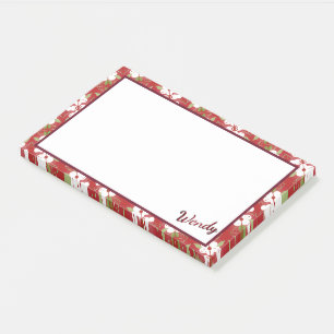 Cranberry Floral Post-it Notes für Wendy oder Sie Klebezettel