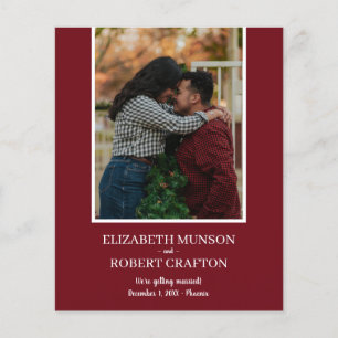 Cranberry Foto Hochzeit speichern das Datum