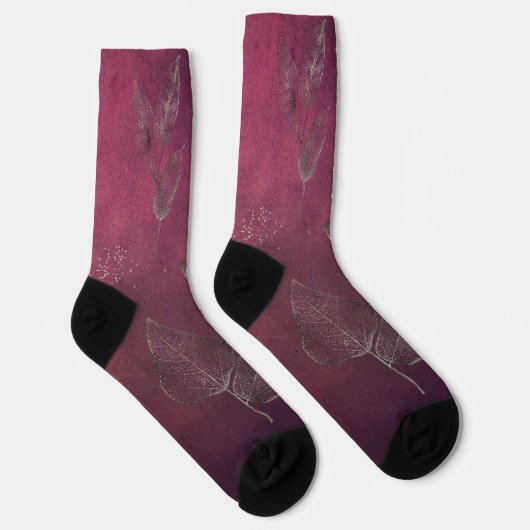 Cranberry für Männer Socken (Rechts)