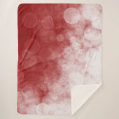 Cranberry Gepunktet - Sherpa Blanket Sherpadecke (Vorderseite)