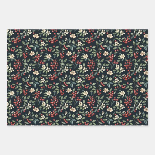 Cranberry Geschenkpapier Set (Vorderseite 2)