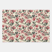 Cranberry Geschenkpapier Set (Vorderseite)