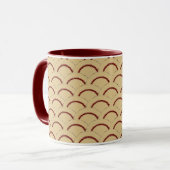 Cranberry Halbring Design Tasse (Vorderseite Links)